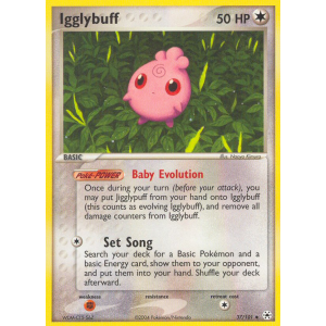 Igglybuff 37/101 Pokemon TCG EX Hidden Legends