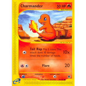 Charmander 97/165 Pokemon TCG E-Card Expedition Base Set