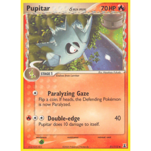 Pupitar 51/113 Pokemon TCG EX Delta Species