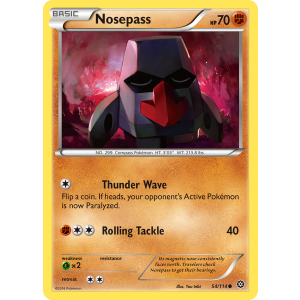 Nosepass 54/114 Pokemon TCG XY Steam Siege