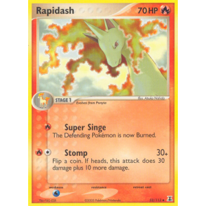 Rapidash 52/113 Pokemon TCG EX Delta Species