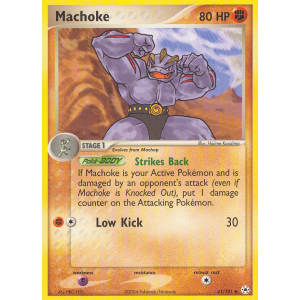 Machoke 41/101 Pokemon TCG EX Hidden Legends