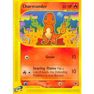 Charmander 98/165 Pokemon TCG E-Card Expedition Base Set