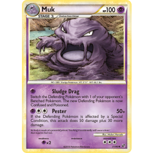 Muk 31/90 Pokemon TCG HeartGold & SoulSilver HSUndaunted