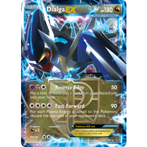 Rare Holo EX Dialga-EX 65/101 Pokemon TCG Black & White Plasma Blast