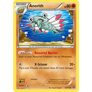 Anorith 56/114 Pokemon TCG XY Steam Siege