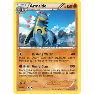 Armaldo 57/114 Pokemon TCG XY Steam Siege