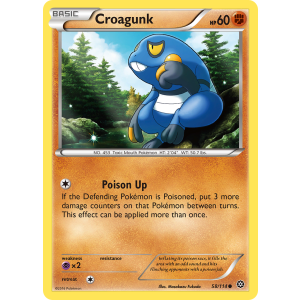 Croagunk 58/114 Pokemon TCG XY Steam Siege