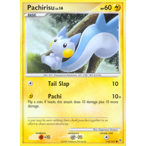 Pachirisu 118/147 Pokemon TCG Platinum Supreme Victors