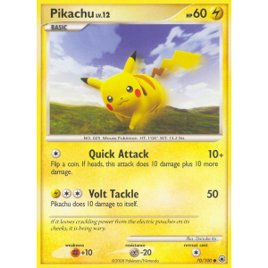 Pikachu 70/100 Pokemon TCG Diamond & Pearl Majestic Dawn