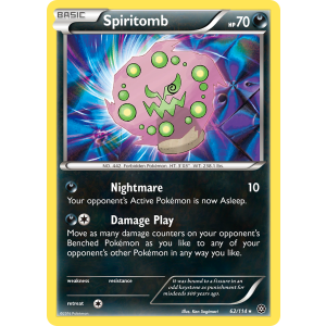 Spiritomb 62/114 Pokemon TCG XY Steam Siege