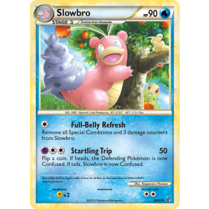 Slowbro 38/90 Pokemon TCG HeartGold & SoulSilver HSUndaunted