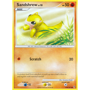 Sandshrew 124/147 Pokemon TCG Platinum Supreme Victors