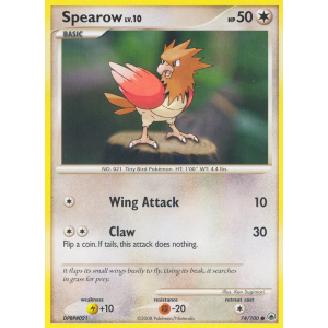 Spearow 74/100 Pokemon TCG Diamond & Pearl Majestic Dawn