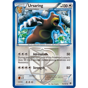 Ursaring 76/101 Pokemon TCG Black & White Plasma Blast