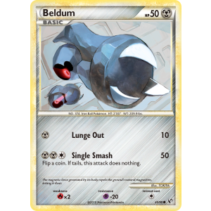 Beldum 43/90 Pokemon TCG HeartGold & SoulSilver HSUndaunted