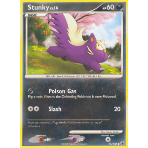 Stunky 76/100 Pokemon TCG Diamond & Pearl Majestic Dawn