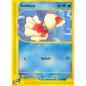 Goldeen 111/165 Pokemon TCG E-Card Expedition Base Set