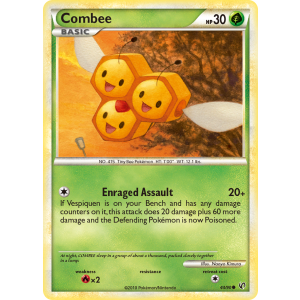 Combee 44/90 Pokemon TCG HeartGold & SoulSilver HSUndaunted