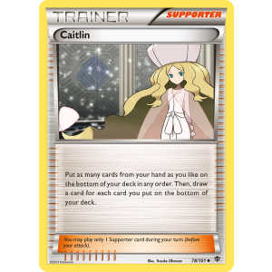 Caitlin 78/101 Pokemon TCG Black & White Plasma Blast