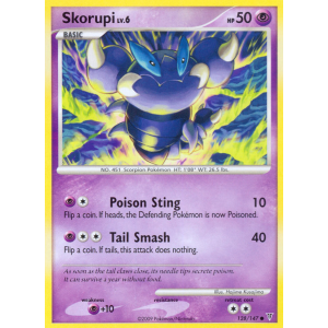 Skorupi 128/147 Pokemon TCG Platinum Supreme Victors