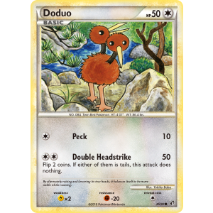 Doduo 45/90 Pokemon TCG HeartGold & SoulSilver HSUndaunted