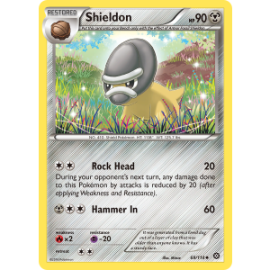 Shieldon 69/114 Pokemon TCG XY Steam Siege