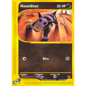 Houndour 113/165 Pokemon TCG E-Card Expedition Base Set