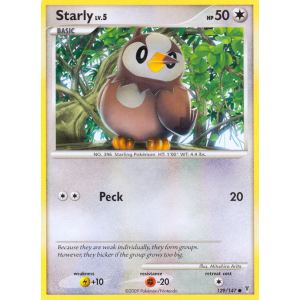 Starly 129/147 Pokemon TCG Platinum Supreme Victors