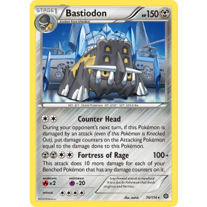 Bastiodon 70/114 Pokemon TCG XY Steam Siege