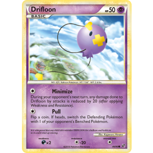 Drifloon 46/90 Pokemon TCG HeartGold & SoulSilver HSUndaunted