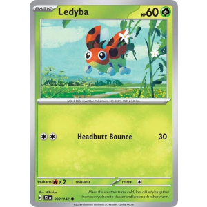 Ledyba 2/142 Pokemon TCG Scarlet & Violet Stellar Crown