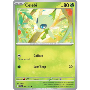 Celebi 4/142 Pokemon TCG Scarlet & Violet Stellar Crown