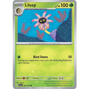 Lileep 5/142 Pokemon TCG Scarlet & Violet Stellar Crown