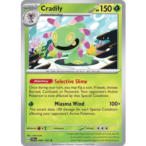 Cradily 6/142 Pokemon TCG Scarlet & Violet Stellar Crown