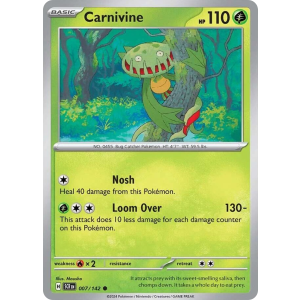 Carnivine 7/142 Pokemon TCG Scarlet & Violet Stellar Crown