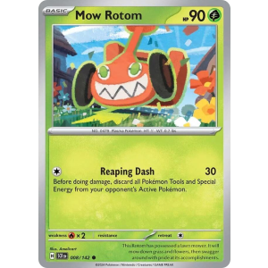 Mow Rotom 8/142 Pokemon TCG Scarlet & Violet Stellar Crown