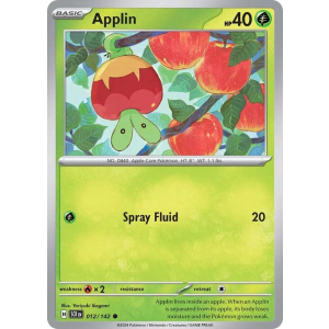 Applin 12/142 Pokemon TCG Scarlet & Violet Stellar Crown