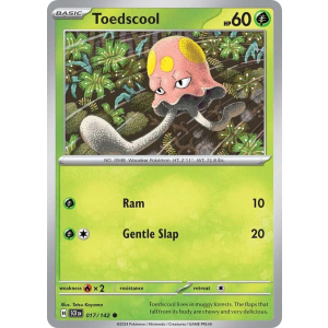 Toedscool 17/142 Pokemon TCG Scarlet & Violet Stellar Crown