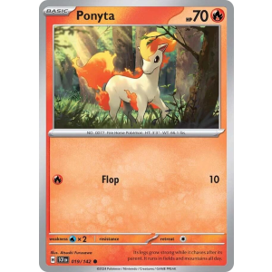 Ponyta 19/142 Pokemon TCG Scarlet & Violet Stellar Crown