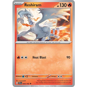 Reshiram 22/142 Pokemon TCG Scarlet & Violet Stellar Crown