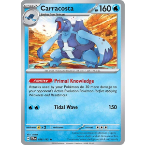 Carracosta 38/142 Pokemon TCG Scarlet & Violet Stellar Crown