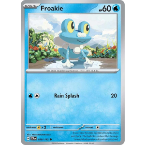 Froakie 39/142 Pokemon TCG Scarlet & Violet Stellar Crown