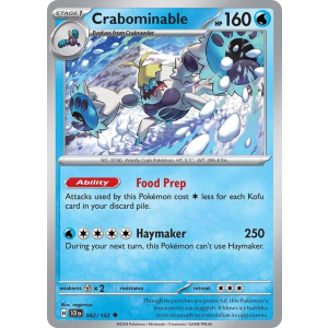 Crabominable 42/142 Pokemon TCG Scarlet & Violet Stellar Crown