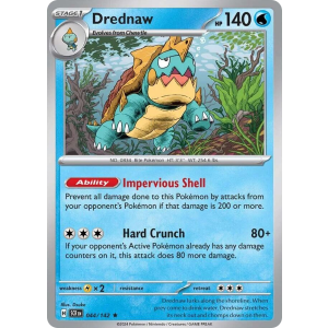 Drednaw 44/142 Pokemon TCG Scarlet & Violet Stellar Crown