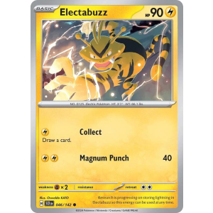 Electabuzz 46/142 Pokemon TCG Scarlet & Violet Stellar Crown