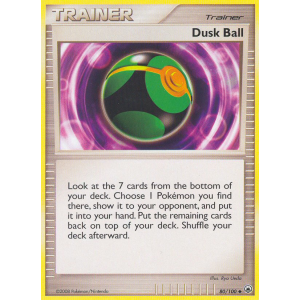 Dusk Ball 80/100 Pokemon TCG Diamond & Pearl Majestic Dawn