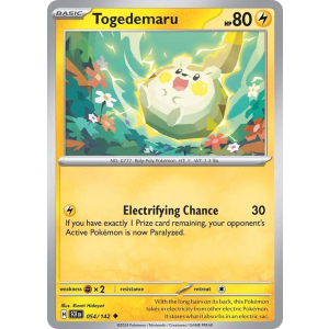 Togedemaru 54/142 Pokemon TCG Scarlet & Violet Stellar Crown