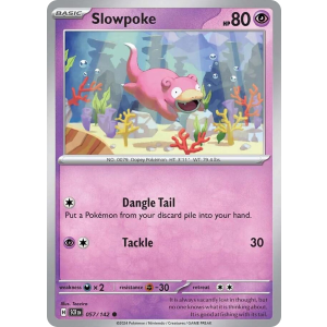 Slowpoke 57/142 Pokemon TCG Scarlet & Violet Stellar Crown