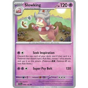 Slowking 58/142 Pokemon TCG Scarlet & Violet Stellar Crown